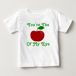 T-shirt Pour Bébé Vous êtes Apple de mon dessus d'oeil