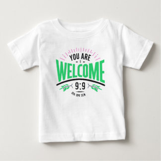 T-shirt Pour Bébé vous êtes les bienvenus t-shirt bébé