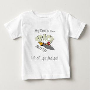 T-shirt Pour Bébé Voyage spatial d'un rocketeer