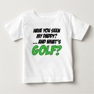 T-shirt Pour Bébé Vu mon golf drôle de papa