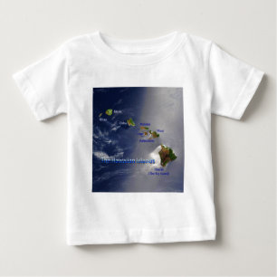 T-shirt Pour Bébé Vue sur les îles Hawaiiennes