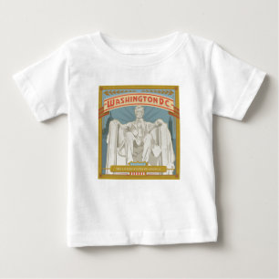 T-shirt Pour Bébé Washington DC Mémorial de Lincoln