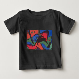 T-shirt Pour Bébé Wassily Kandinsky Franz Marc Peinture Cavalier Ble