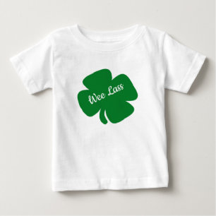 T-shirt Pour Bébé Wee Lass St Patrick's Day