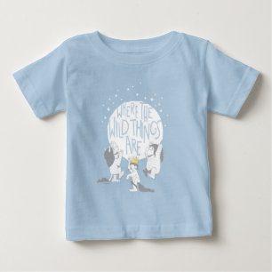 T-shirt Pour Bébé Where The Wild Things Are Moon & Stars