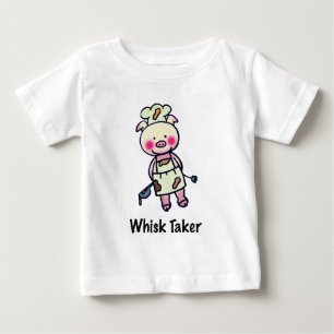 T-shirt Pour Bébé Whisk Taker Pig - Drôle Chef Design