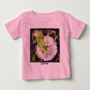 T-shirt Pour Bébé Wild Morning Glory par Alexandra Cook