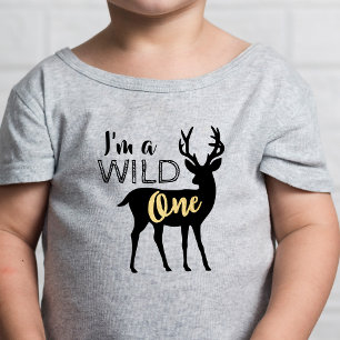 T-shirt Pour Bébé Wild One 1er anniversaire