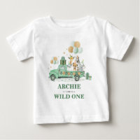 Wild One Safari 1er Anniversaire Green Party Gold