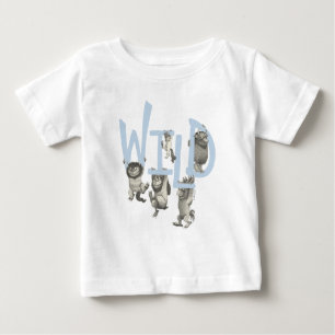 T-shirt Pour Bébé WILD Wild Things et Max - Bleu