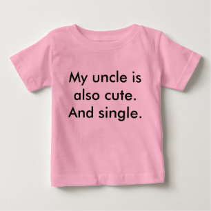 T-shirt Pour Bébé Wingman d'oncle