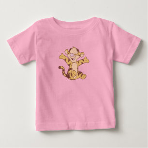 T-shirt Pour Bébé Winnie Le Bébé Pooh Tigger assis