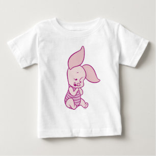T-shirt Pour Bébé Winnie Le Piglet de l'Ourson assis
