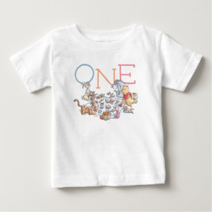 T-shirt Pour Bébé Winnie le pique-nique Pooh & Pals Premier annivers