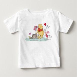T-shirt Pour Bébé Winnie le Pooh & Piglet Sucré comme du miel