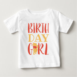 T-shirt Pour Bébé Winnie l'Ooh Fille d'anniversaire