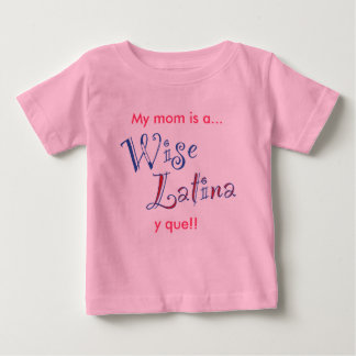 T-shirt Pour Bébé wise_latina_mom_tshirt_baby