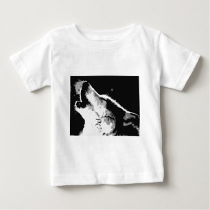 T-shirt Pour Bébé Wolf Howling