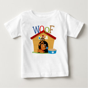 T-shirt Pour Bébé Woof Dog