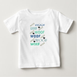 T-shirt Pour Bébé WOOF partout dans Toddler Tee