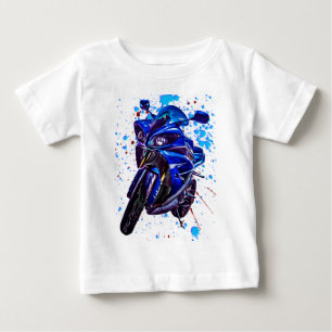 T-shirt Pour Bébé Yamaha YZF R1 Imprimer