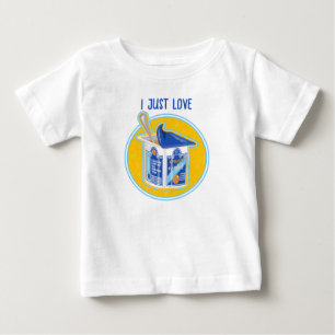 T-shirt Pour Bébé Yaourt d'abricot en pot