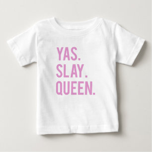 T-shirt Pour Bébé Yas Slay Queen Impression 2