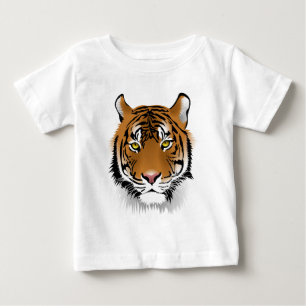 T-shirt Pour Bébé Yeux de Tigre