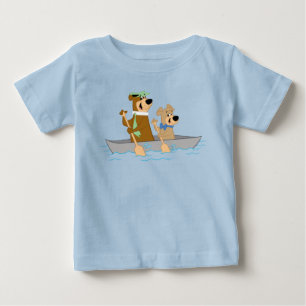 T-shirt Pour Bébé Yogi Bear et Boo Boo Fun Canoe Adventure