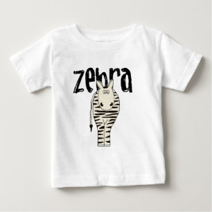 T-shirt Pour Bébé Zèbre