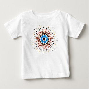 T-shirt Pour Bébé Zellige marocain traditionnel
