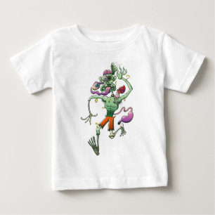 T-shirt Pour Bébé Zombie in Trouble Falling Apart