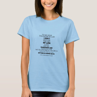 T-shirt pour belle-fille