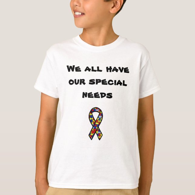 T-Shirt pour besoins spéciaux (Devant)