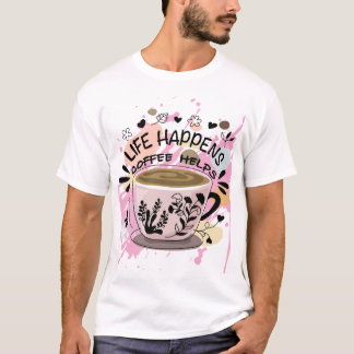 T-shirt pour ceux qui aiment le café