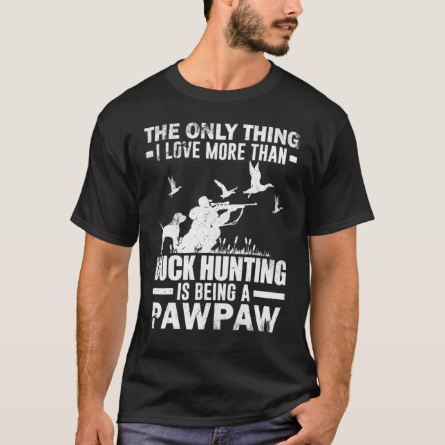 T-shirt Pour Chasse De Canard Chasse De Canard Avec Chien  (Devant)