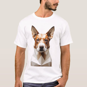T-shirt pour chien géométrique