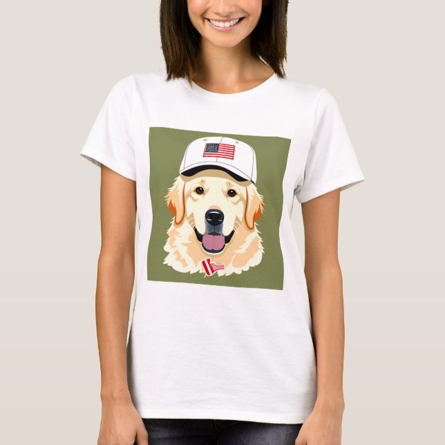 T-shirt pour chien mignon (Devant)