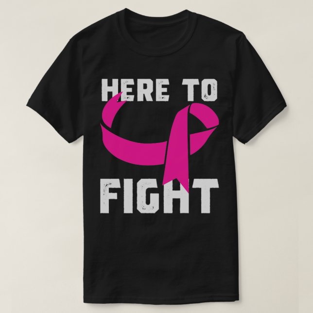T-shirt Pour combattre le cancer du sein (Design devant)