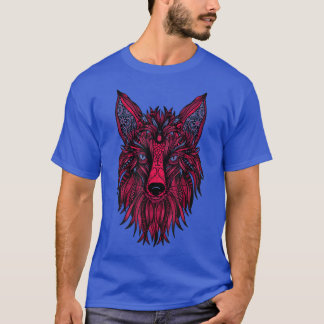 T-shirt Pour Design D'Art Avec Couleurs Rose & Violet Pour
