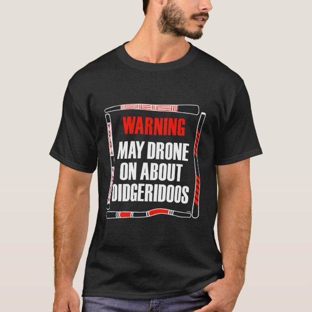 T-shirt Pour Didgeridoo Joueur Yidaki Didjeridu Geek Didge (Devant)