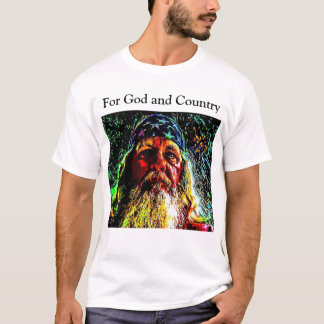 T-shirt Pour Dieu et le pays