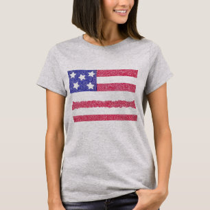 T-shirt pour drapeau américain