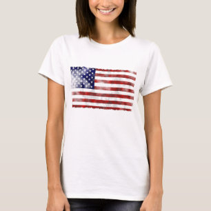 T-shirt pour drapeau américain