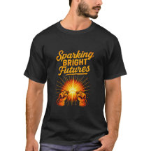 T-Shirt pour électriciens à avenir brillant