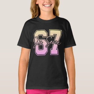 T-shirt pour enfants 67 Meme - Graphique numérique