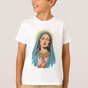 T-shirt pour enfants à l'effigie de la Vierge Mari