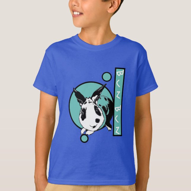 T-shirt pour enfants amoureux de lapin (Devant)