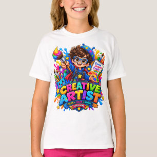 T-Shirt pour enfants artistes créatifs amateurs d'