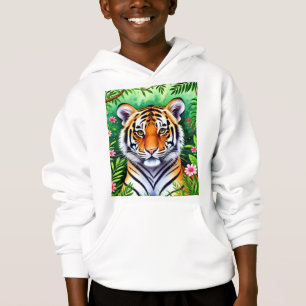 T-shirt pour enfants au motif de jeune tigre botan